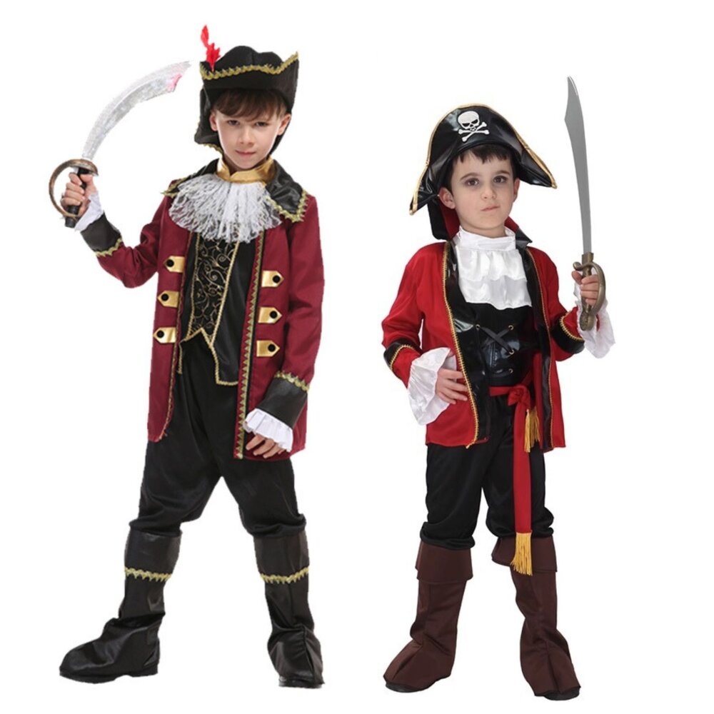 29876279137-海盜首領服(兒童版)