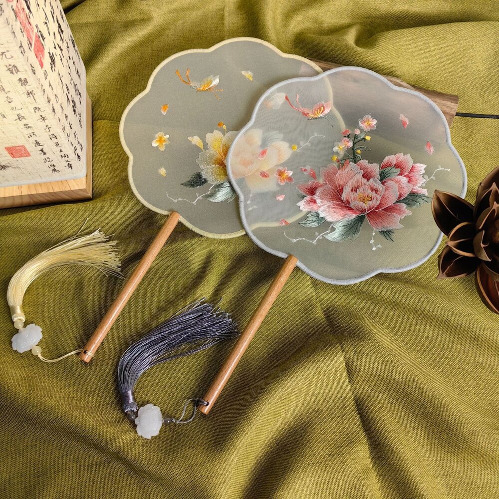 29959026230-刺繡古風圓扇(多款)