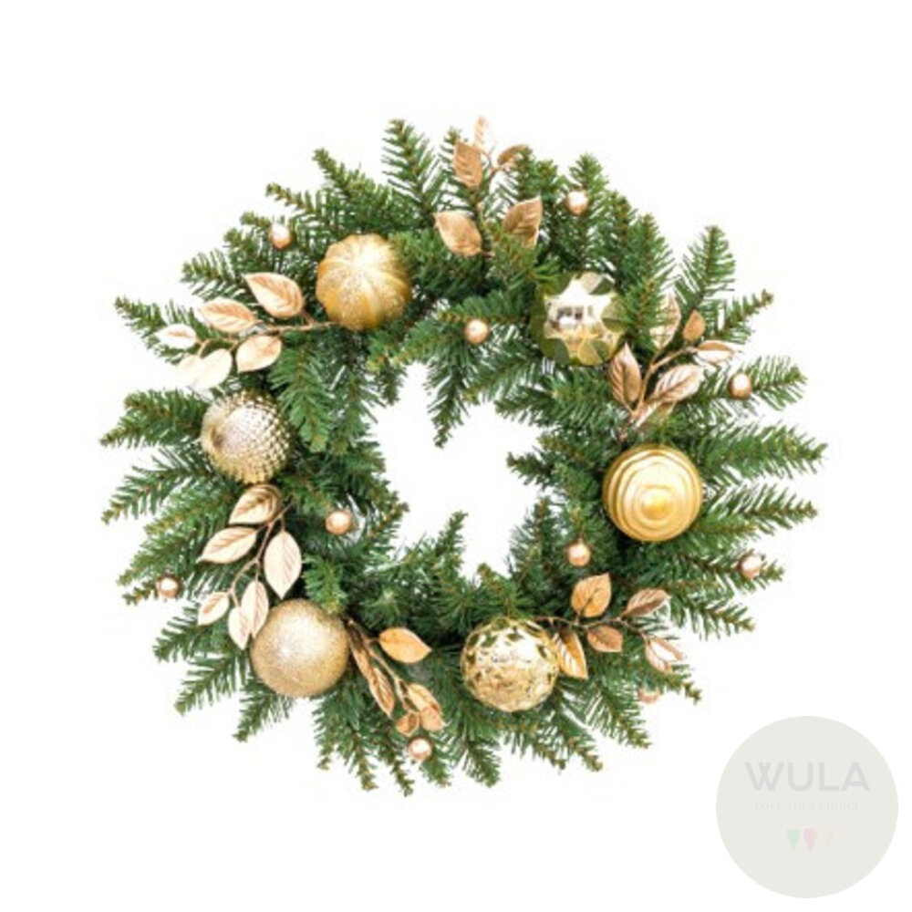 金系聖誕花圈 封面照片