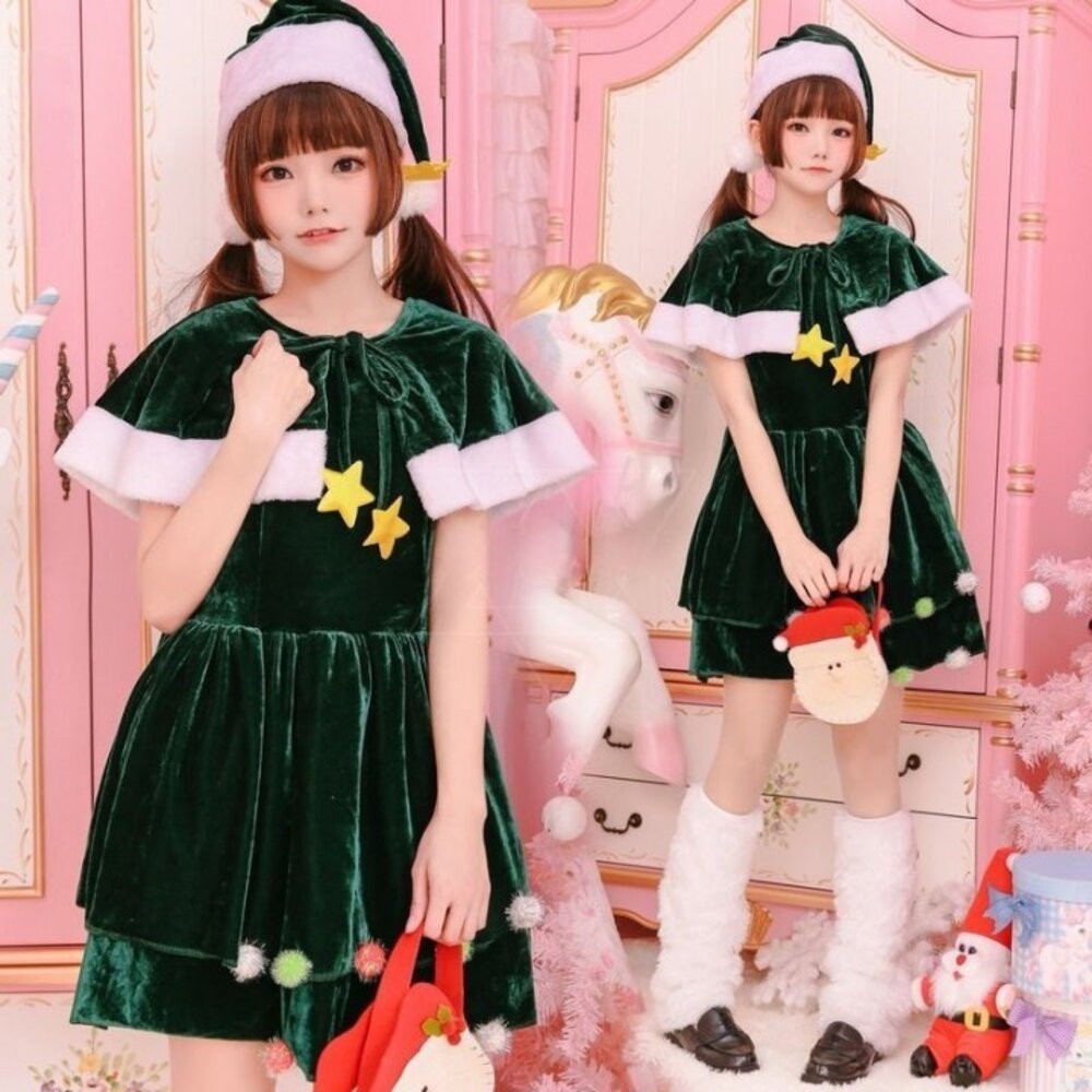SSC0030-聖誕樹連身裙