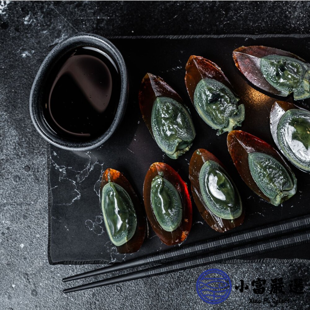 松花皮蛋 晶瑩松花皮蛋 手工皮蛋 Q彈皮蛋 蛋中黑寶石 (10粒裝)-圖片-2