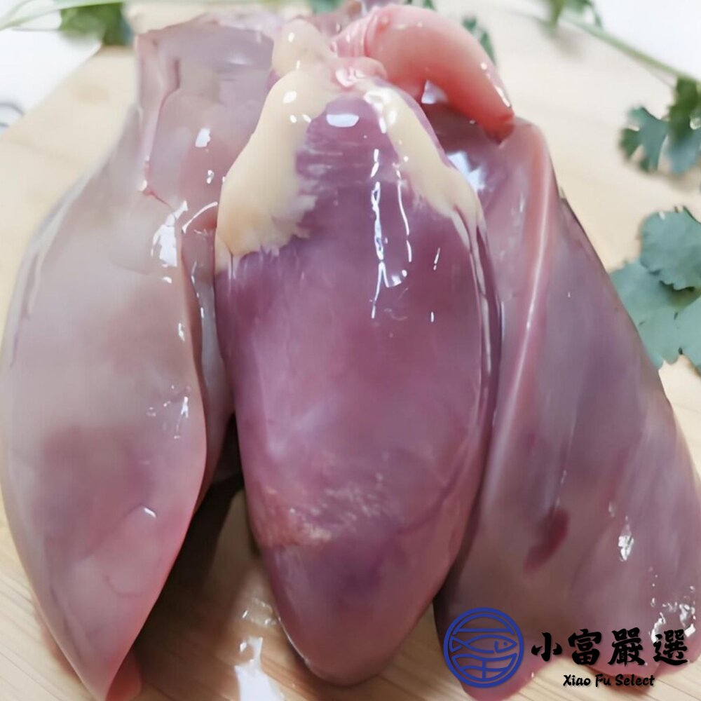 台灣屠宰 生鮮鵝心肝 真空包裝 一心兩肝 (10付/包)-圖片-2