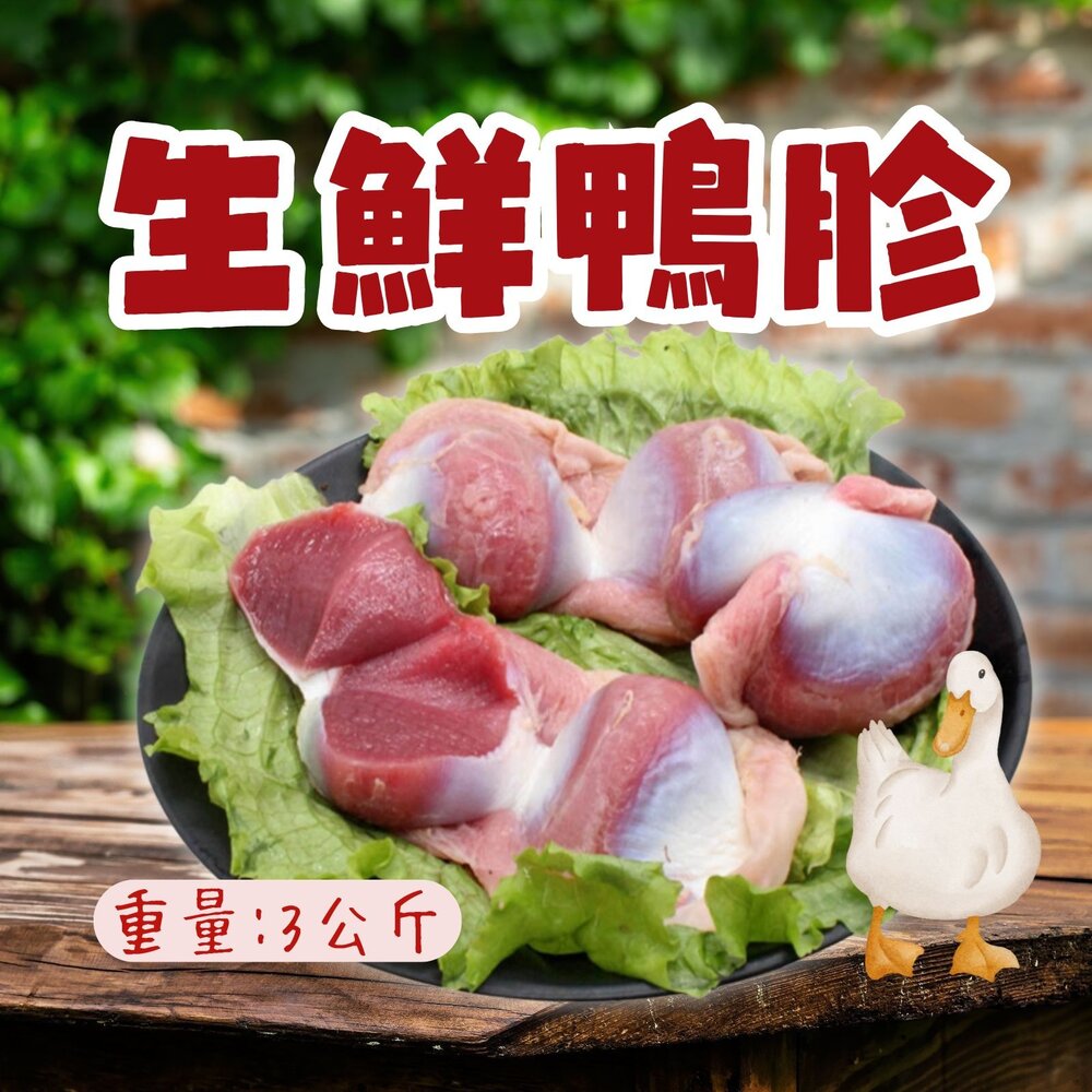 0303022-生鮮鴨胗 生鮮鴨腱 頂級鴨胗 頂級鴨腱 (3000g/包)