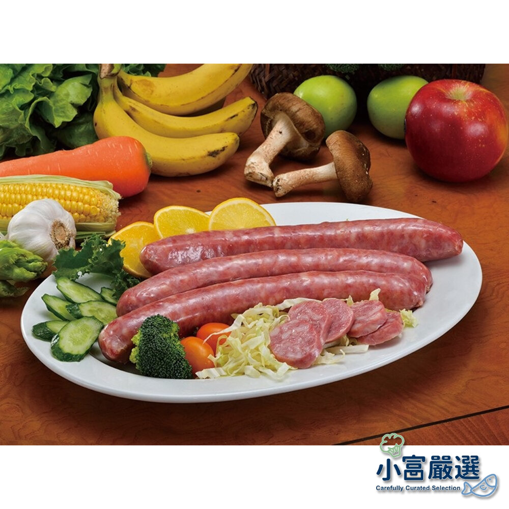 0307005-0240小富嚴選肉品香腸類-(美式香腸)(士林大香腸)600克 破天荒118元喔 另有德國豬腳/鮭魚/鯖魚/舒肥雞胸