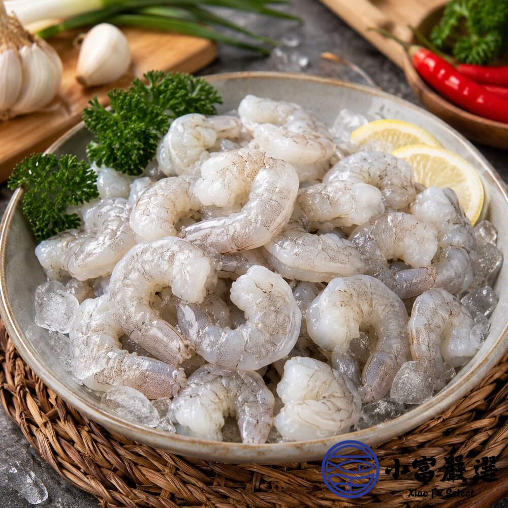 白蝦仁90/120俗稱9號白蝦仁包冰減少了 (包冰35%/300g/包)-圖片-4