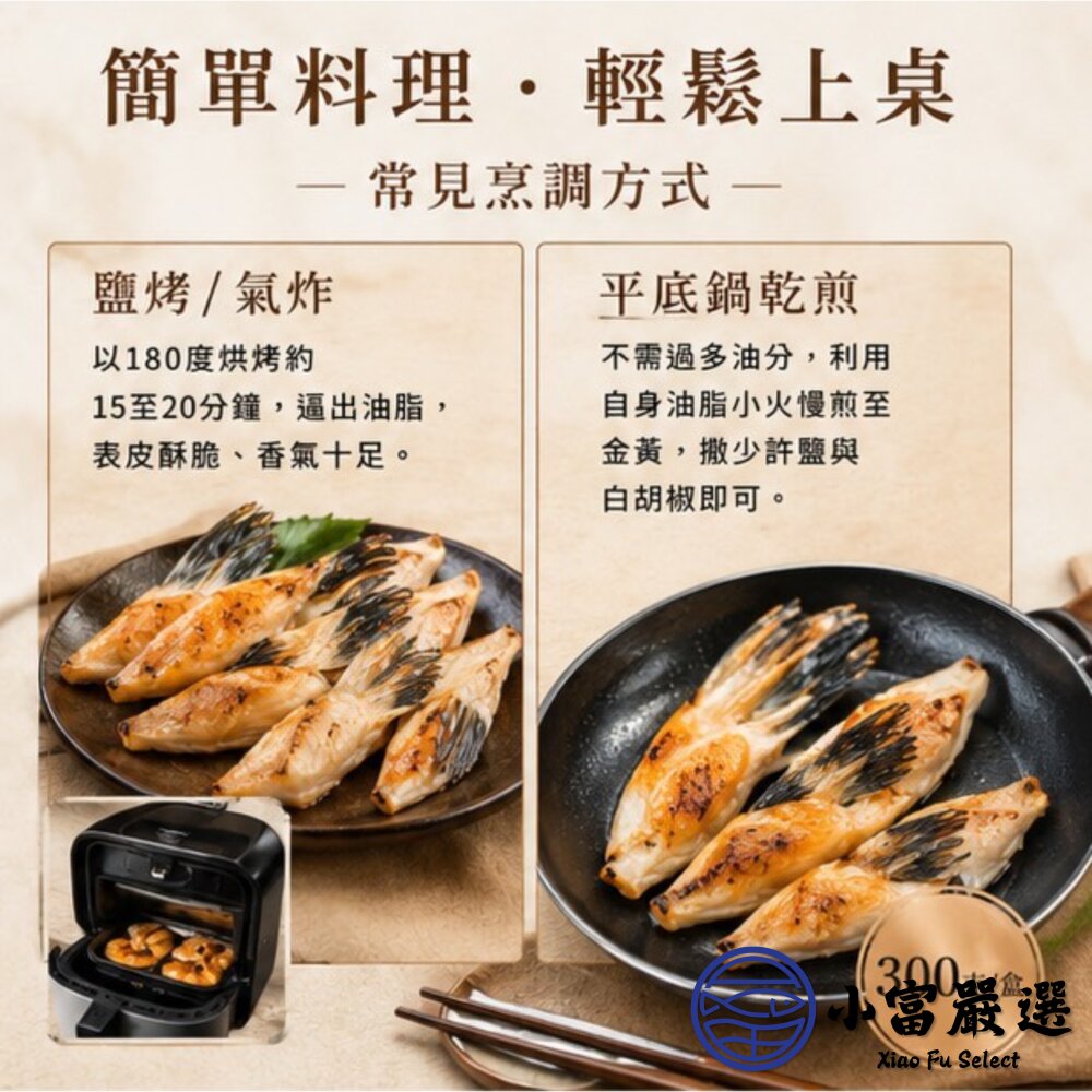 鮭魚腹鰭 鮭魚肉 腹鰭肉 鮭魚 魚鰭腹肉(300g/包) 精美包裝-圖片-8