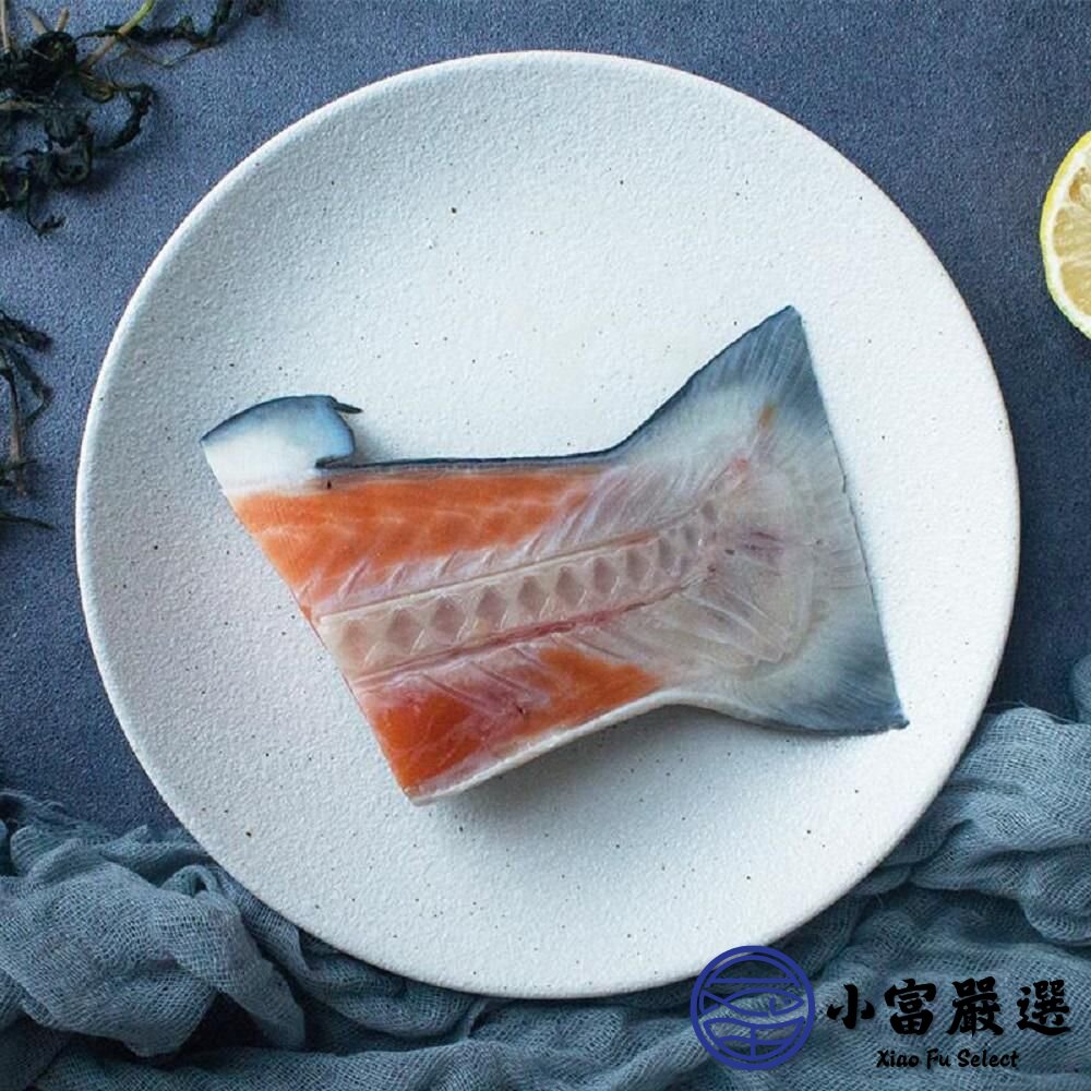 鮭魚尾頗半切 鮭魚尾部 鮭魚塊 鮭魚尾塊 餐盒專用 (1公斤裝)-圖片-3