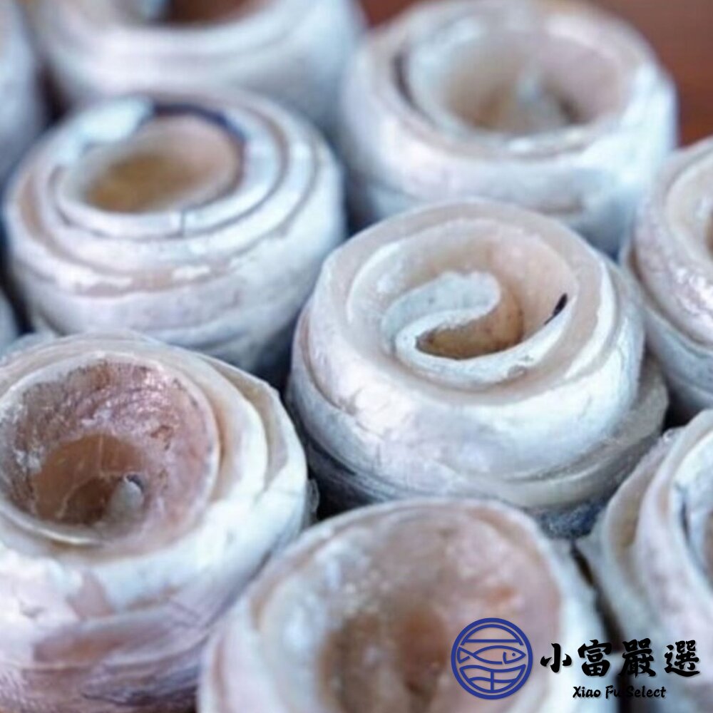 深海去刺白帶魚捲 白帶魚卷 銀帶魚捲 (500g/包)-圖片-2