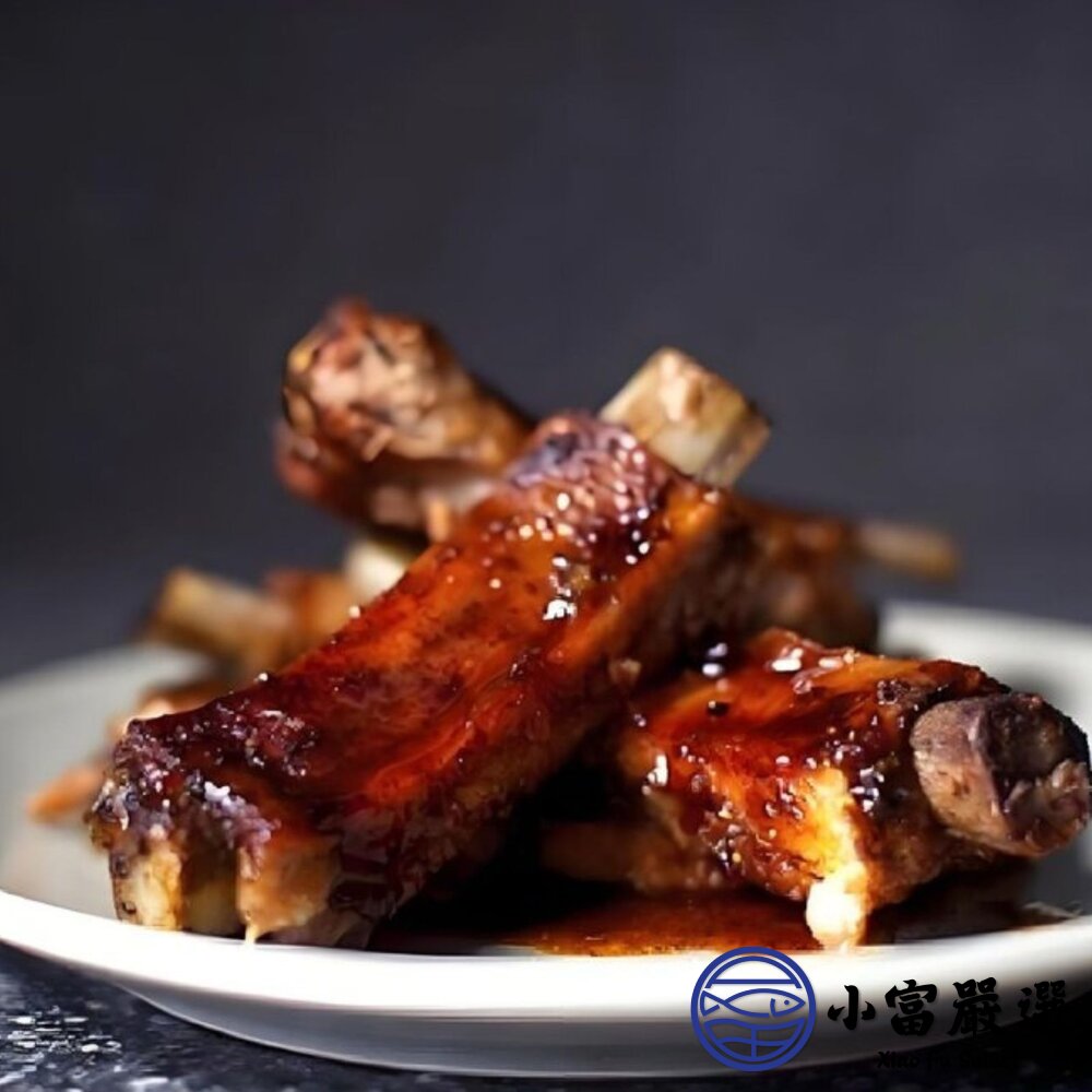 法式豬肋排 台灣豬 肋排帶肉 帶肉豬肋排 豬排骨 排骨肉 (1100g/包)-圖片-4