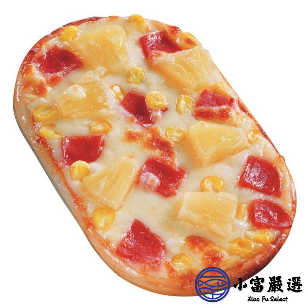 金品總匯披薩 夏威夷披薩 培根披薩 西式長圓比薩 (130g/片)-圖片-1