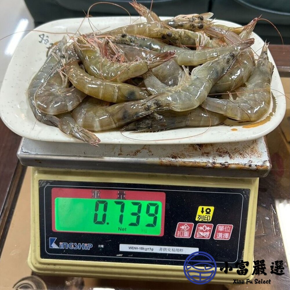 嚴選精選高品質白蝦 鮮甜美味 活凍白蝦 (重量750g~850g/多種規格大小)-圖片-7