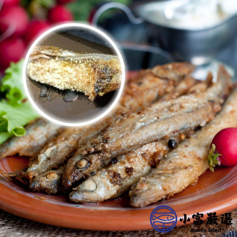 【批發專用】大規格爆卵柳葉魚 生柳葉魚 鮮凍柳葉魚 (20包/箱)-圖片-3