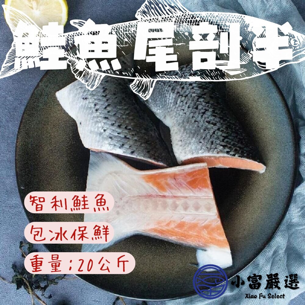 19292053218-鮭魚尾頗半切 便當餐盒專用 鮭魚尾塊 (20公斤/箱)