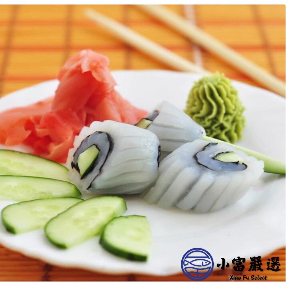 紋甲花枝刺身 紋甲花枝生魚片 花枝 花枝生魚片(160g/盒)-圖片-2