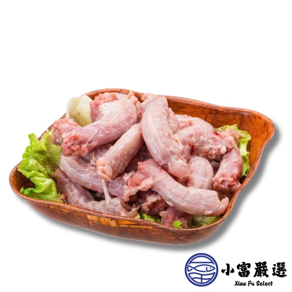 去皮雞脖子 去皮雞頸 雞脖子 雞頸部 (600g真空包裝)-圖片-1