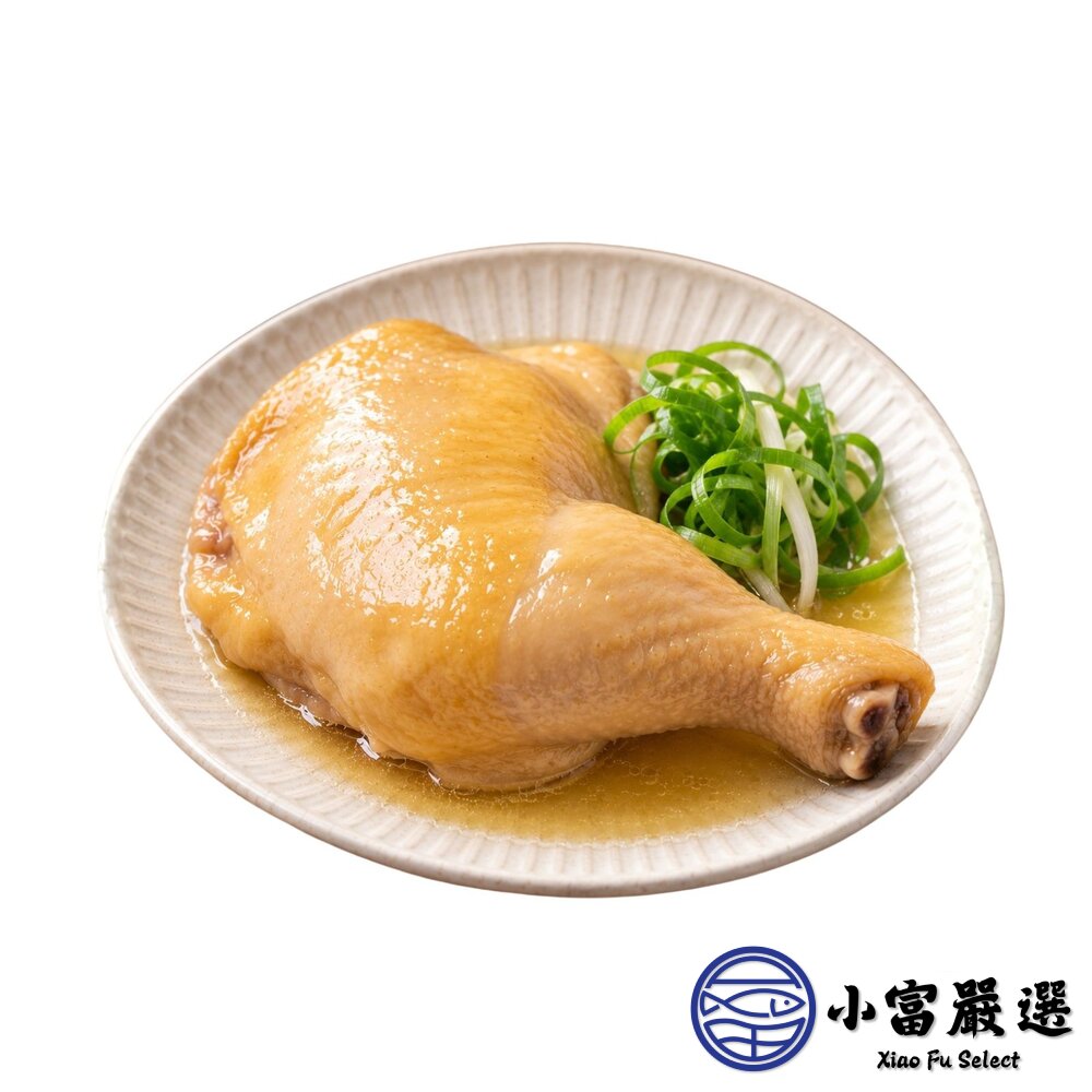 油雞腿 去骨油雞腿 雞腿 解凍即食 (600g/固形物240g/包) 附蔥油-圖片-1