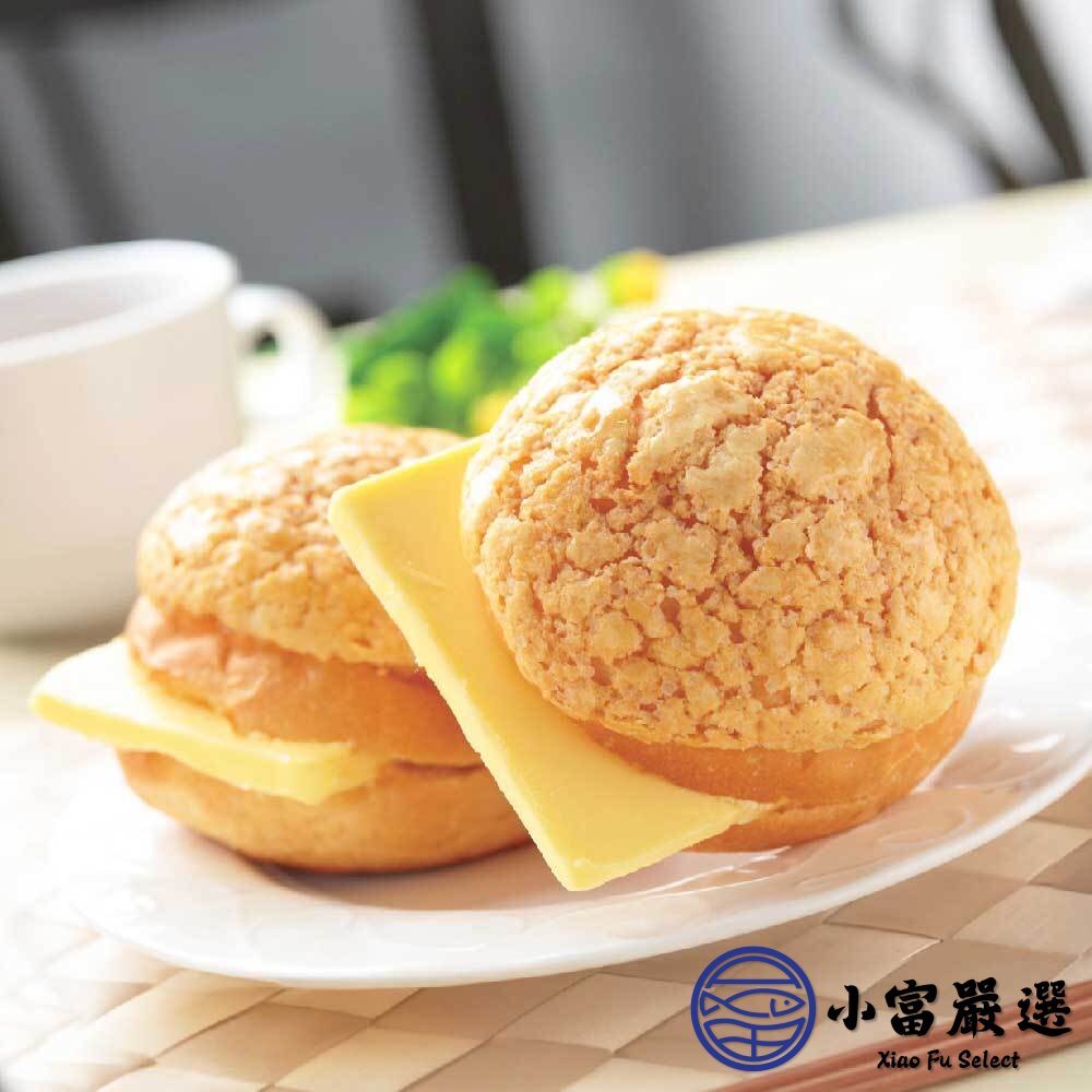 金品冰火菠蘿包 內含奶油切片 奶油菠蘿包 (350g/10顆裝)-圖片-3