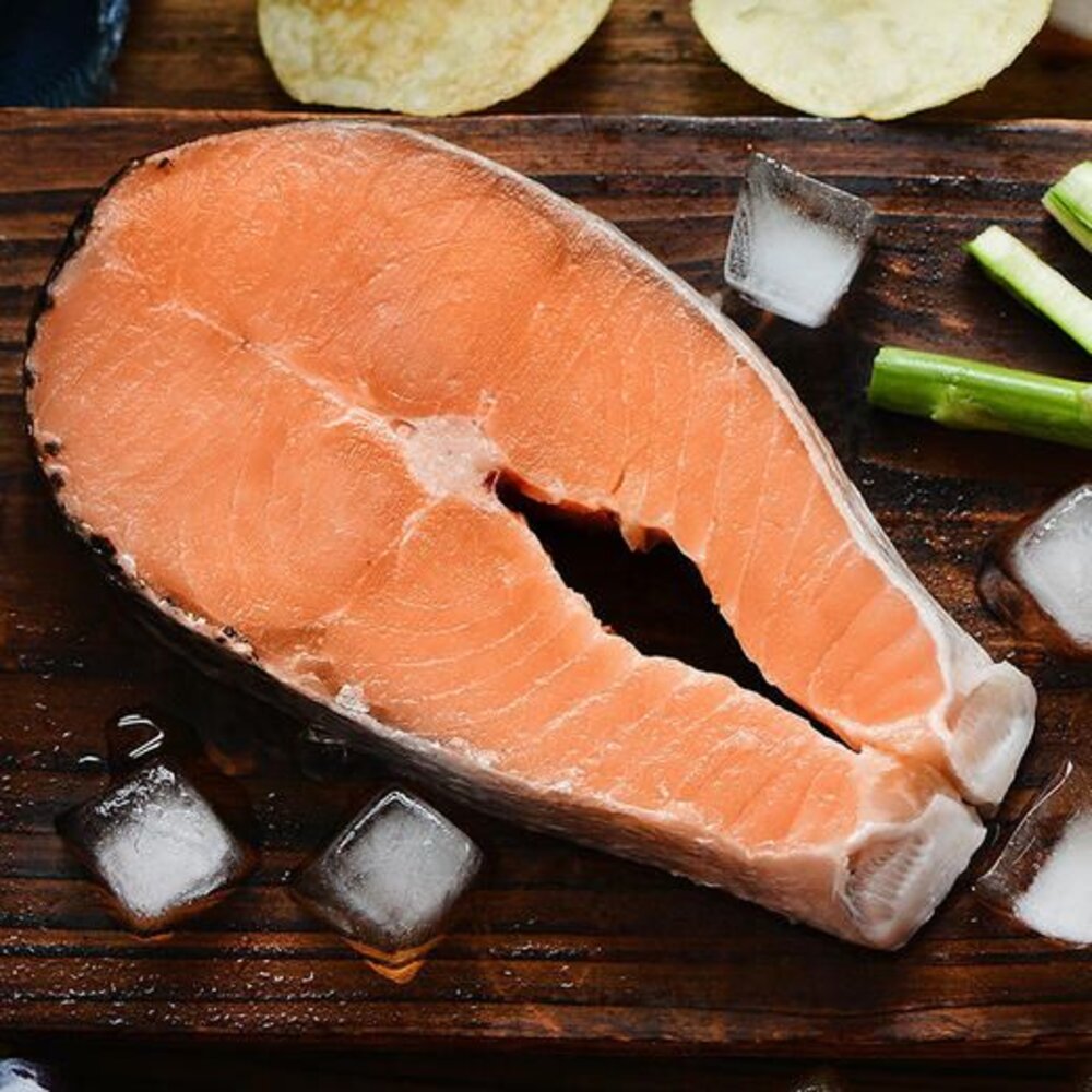 210159-智利鮭魚厚切輪切 鮭魚排 鮭魚輪切厚切 (80~400g 多種規格真空包裝)