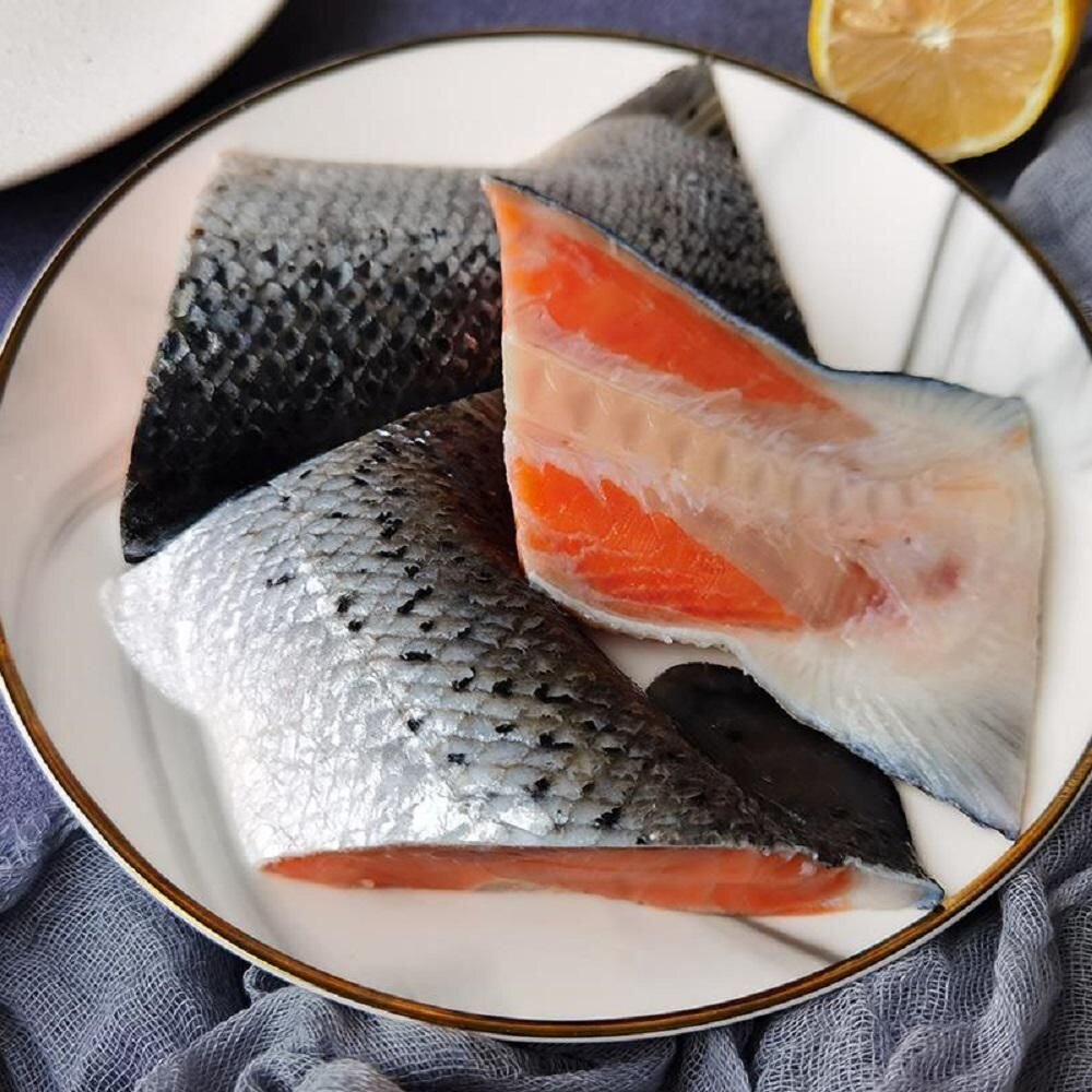 22477268227-鮭魚尾頗半切 鮭魚尾 鮭魚10公斤 (便當餐盒專用)