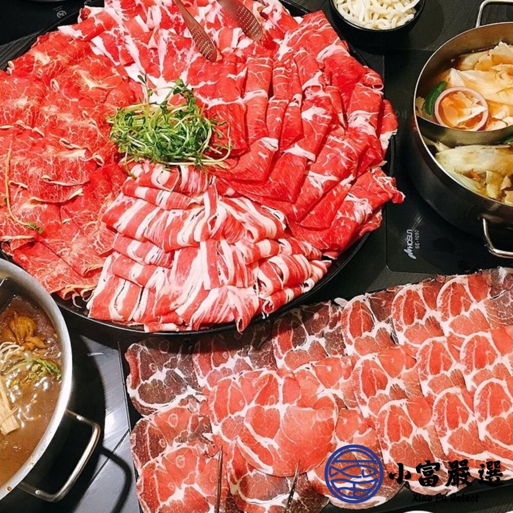 豬肉片 梅花肉片 豬五花肉片 雞肉片 牛肉片 牛五花肉片 羊肉片 火鍋肉片(600g/包)-圖片-3