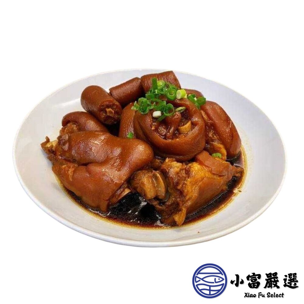 富貴豬腳圈 豬腳 滷豬腳 禮盒裝 (1000g/盒)-圖片-1