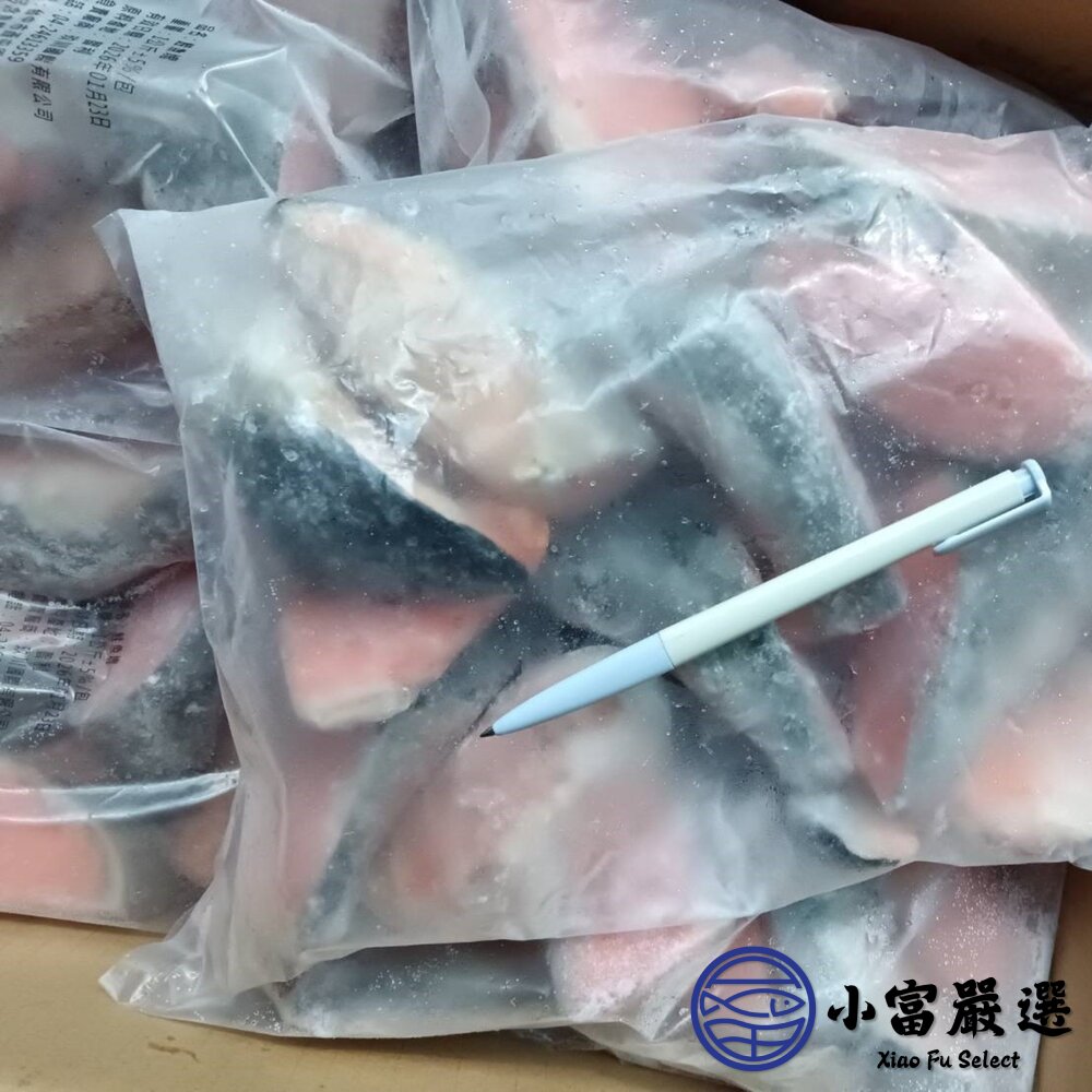 鮭魚塊 鮭魚切塊 鮭魚丁(1000g/包)-圖片-1