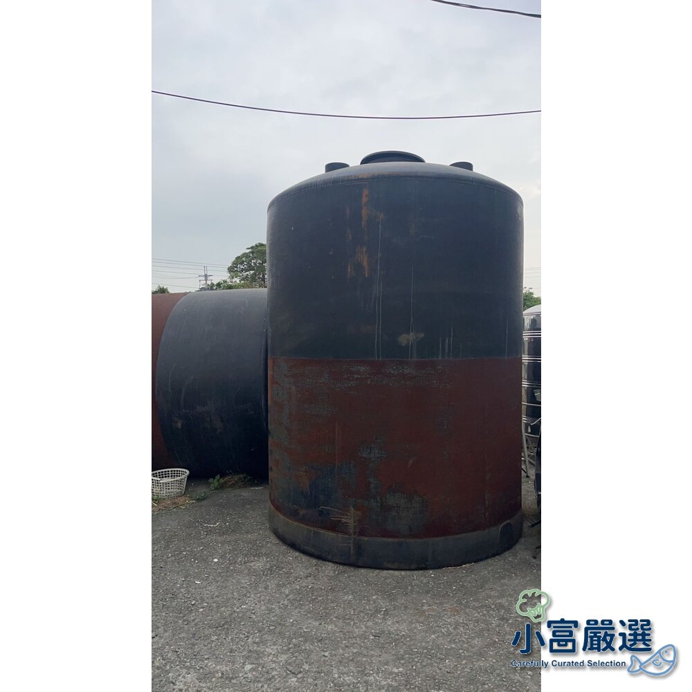 241219100203-塑膠水塔 PT化學儲槽水塔(黑) 標準規格 10噸 10000L 尖峰塑膠水塔