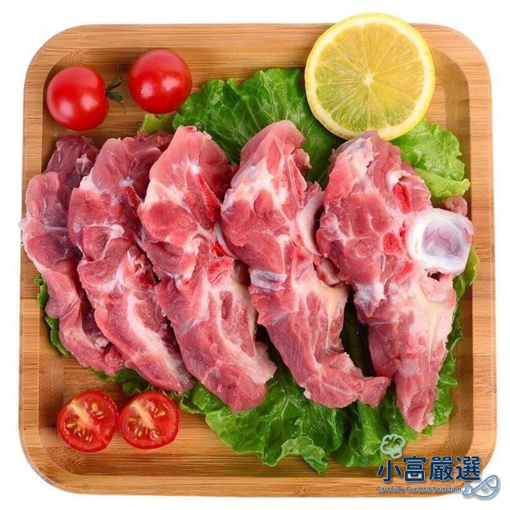 24879765204-肉品豬肉類--生鮮梅花排骨切片(600g)#溏心蛋/白煮蛋/滷蛋