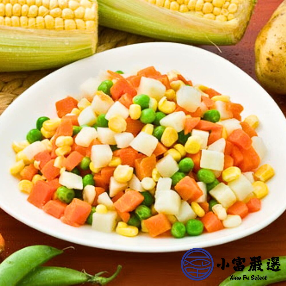 四色豆 (玉米粒、青豆仁、玉米、馬鈴薯) (1000g/包)-圖片-3