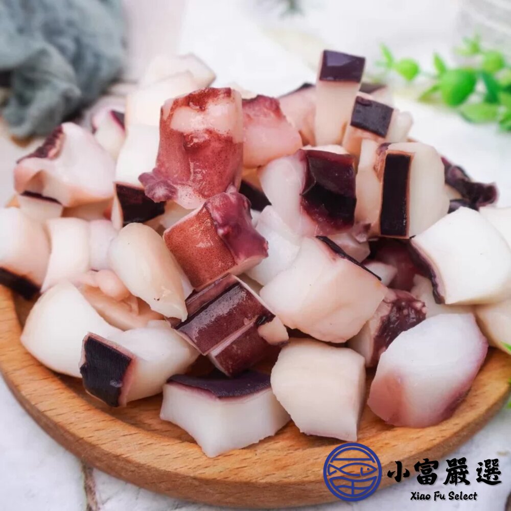 祕魯魷魚丁 魷魚翅丁 章魚燒用 祕魯魷魚丁 魷魚翅條 章魚燒專用 炸魷魚 (1000g/包)-圖片-1