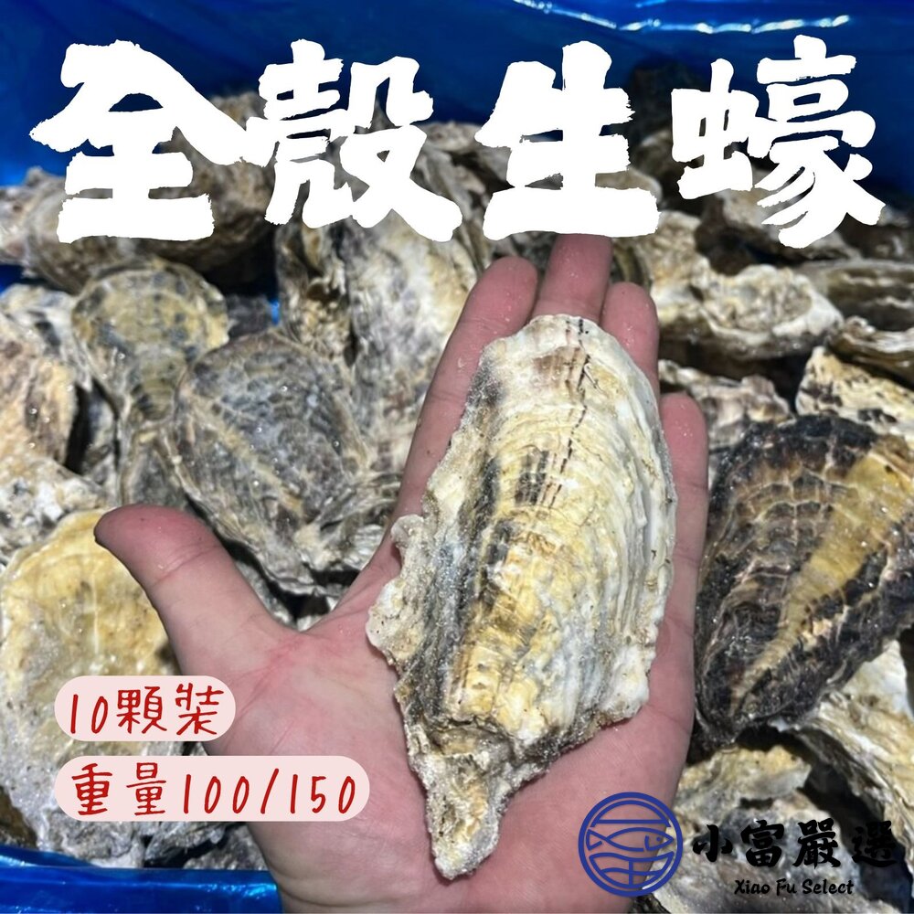 日本全殼生蠔日本宮城縣兵庫縣生蠔室津牡蠣尺寸L(100/150)10顆裝(1000~1500g/包)