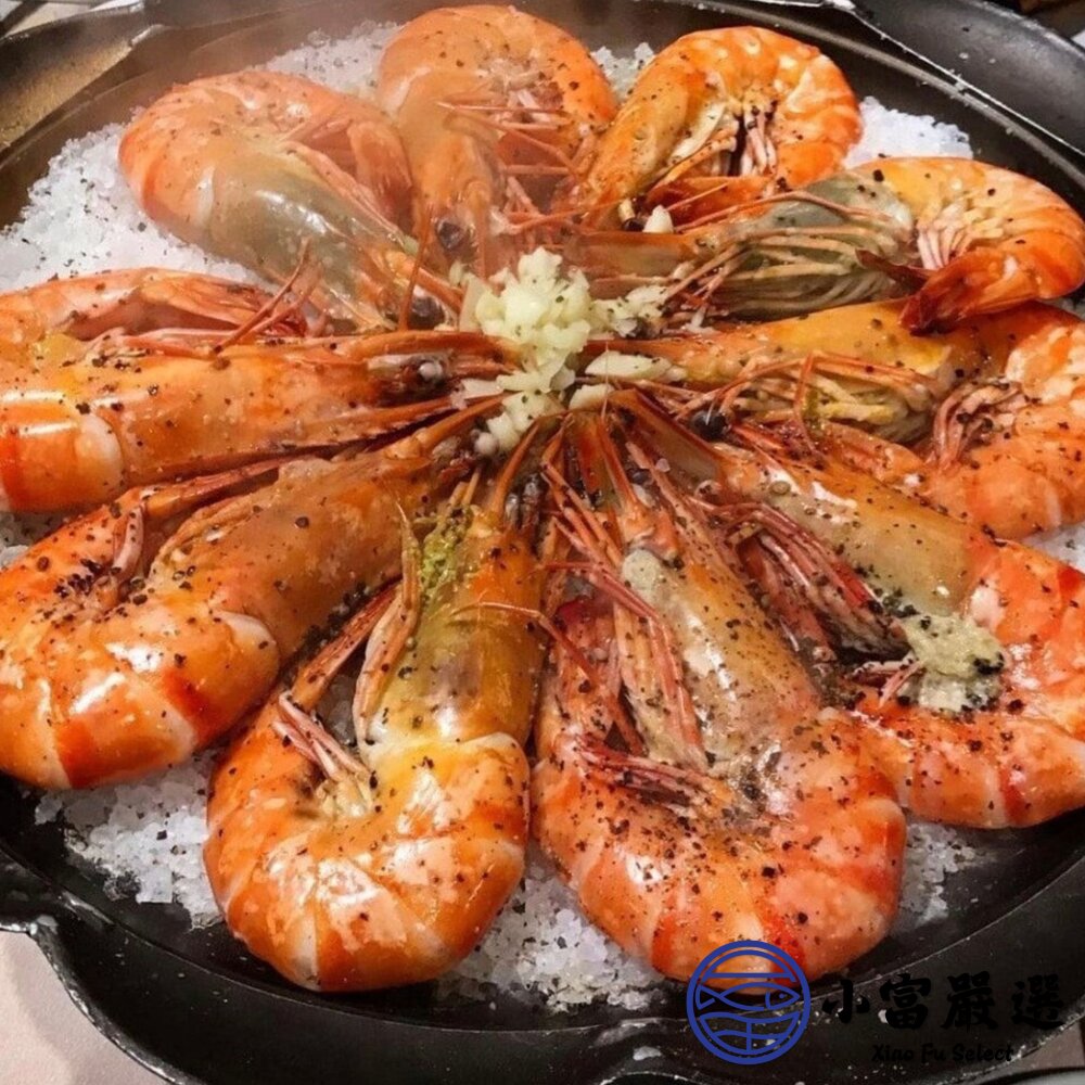 活凍大草蝦 活凍草蝦 草蝦8尾 (250g/盒)-圖片-2