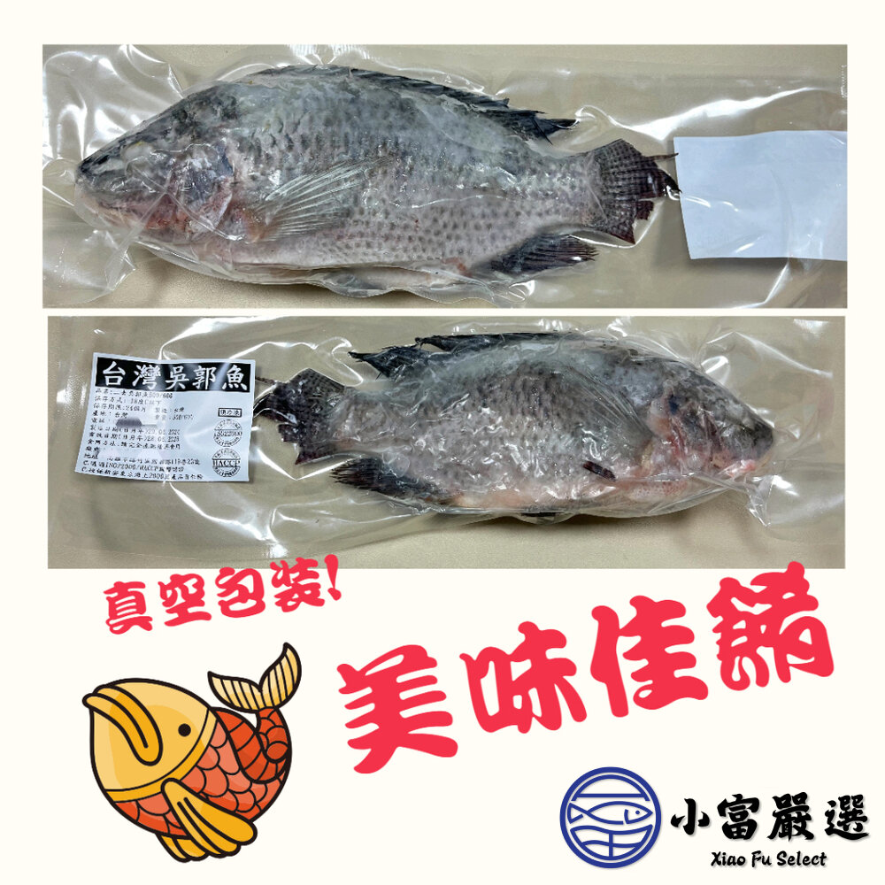 25083141122-海鮮鯛魚類-台灣三去吳郭魚-台灣三去台灣鯛 重量500/600g 包10%保護冰 特價販售中 特價中