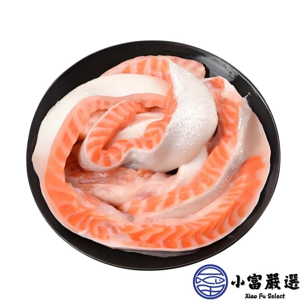 鮭魚肚條 鮭魚 鮭魚肉 鮮嫩鮭魚肚條 (300g/盤)-圖片-1