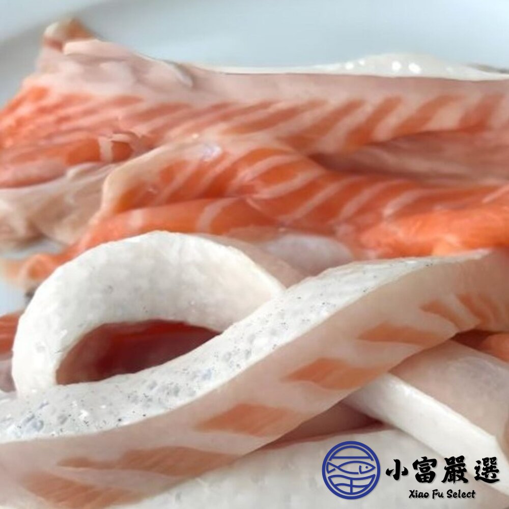 鮭魚肚條 鮭魚 鮭魚肉 鮮嫩鮭魚肚條 (300g/盤)-圖片-3