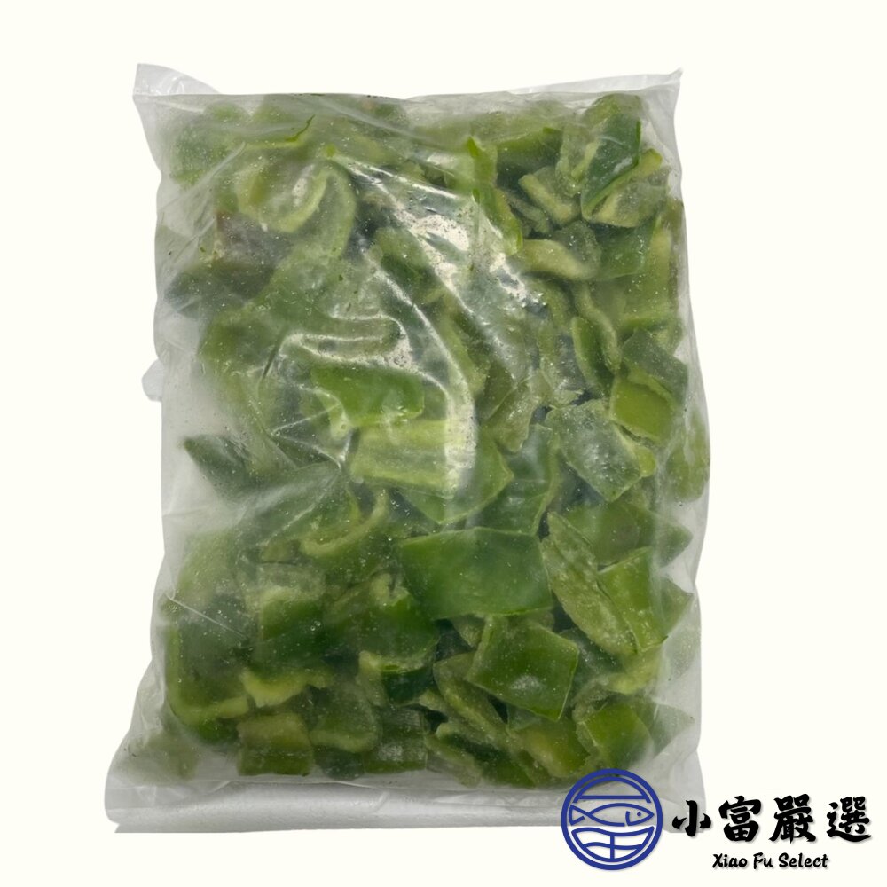 台灣青椒 青大同 炒青椒 青椒切片 生鮮青椒 冷凍青椒 (1000g/包)-圖片-1