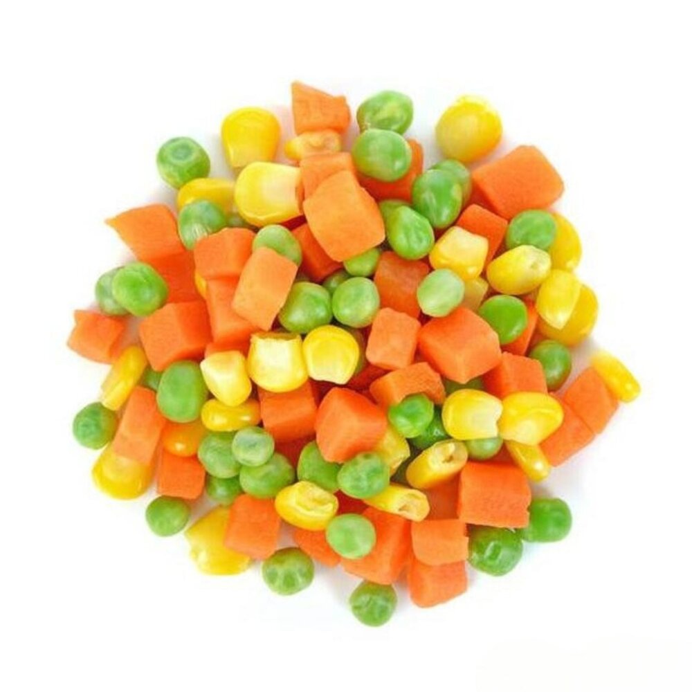 25315492879-三色豆 玉米粒 紅蘿蔔丁 青豆仁 綜合蔬菜 (1000g/包)