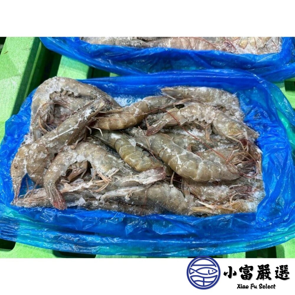急速冷凍頂級白蝦 老品牌 小紅帽 生白蝦 30/40 (850g/盒)-圖片-1