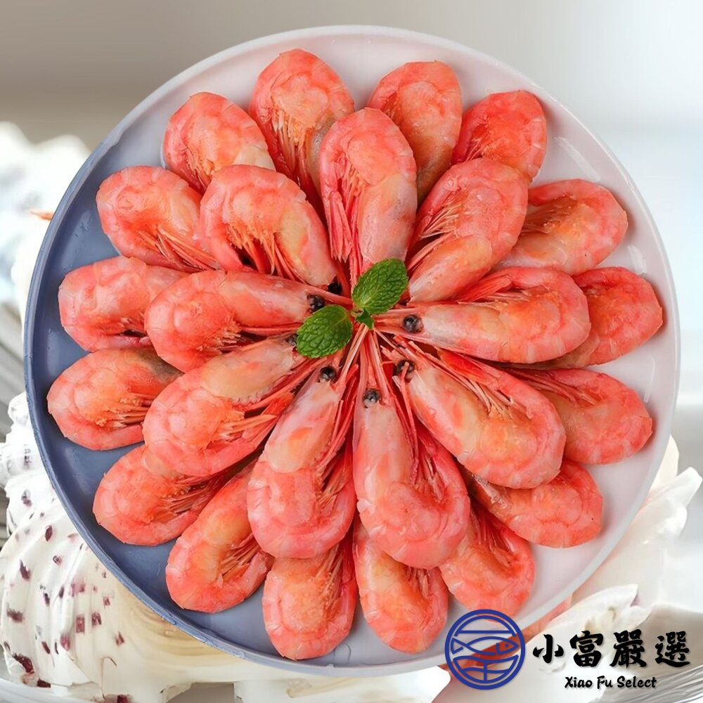 【批發專用】北極熟甜蝦 熟凍北極蝦 甜蝦 (40盒/包)-圖片-1