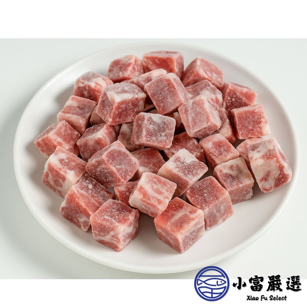 產地台灣 台灣豬 豬肉角 骰子豬 豬肉丁 真空包裝 (600g/包) 降價推廣中-圖片-1