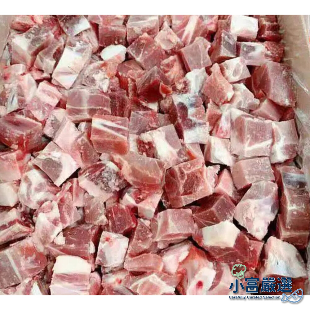 27904187249-肉品豬肉類-豬肉角-:豬肉丁 產地台灣 台灣豬喔 3公斤=5台斤 豬肉加工品 特價再特價