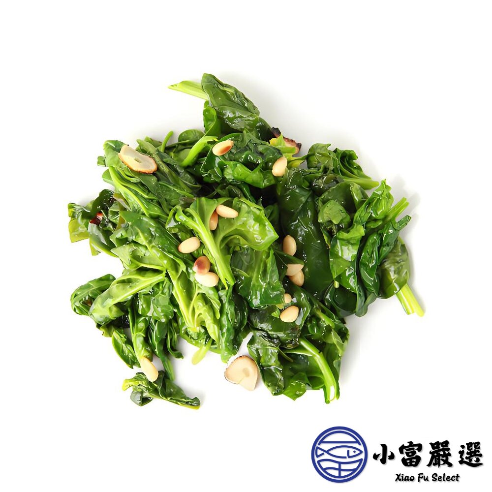 冷凍熟菠菜 菠菜 鮮凍菠菜 元氣蔬菜 無調味 (1000g/包)-圖片-1