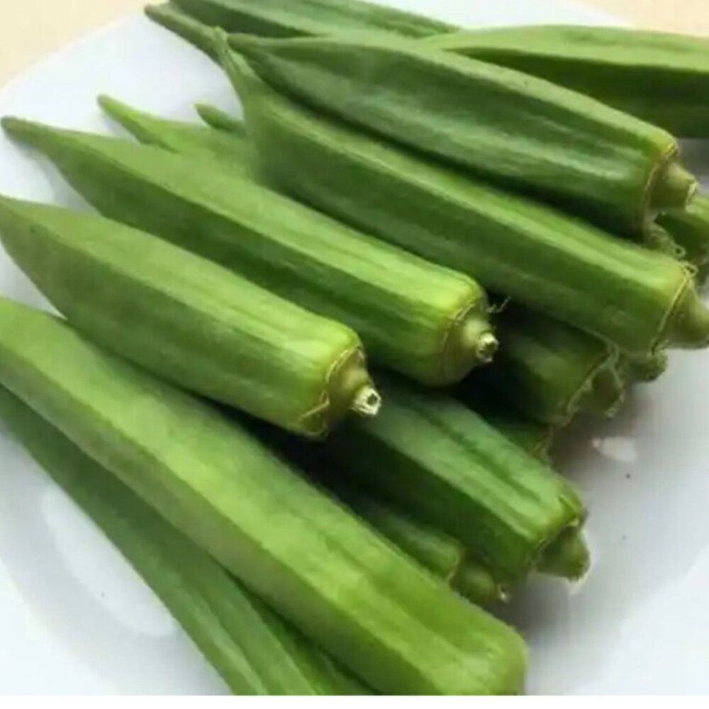 3492785067-LD-冷凍熟秋葵 高溫煮熟後立即冷凍的新鮮秋葵 (1000g/包)會有暗黑色斑 肉質軟爛 不介意者再下標喔