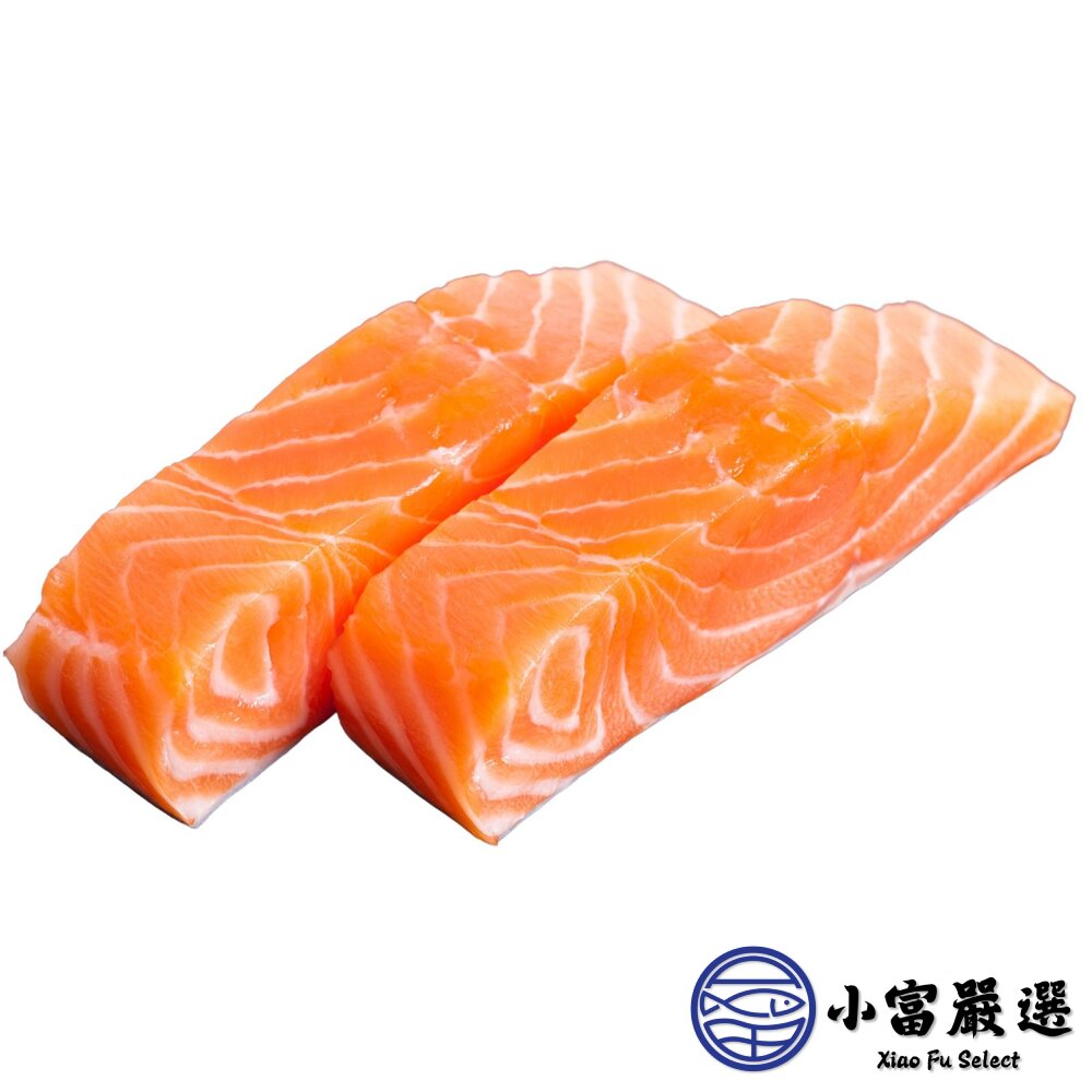 智利鮭魚 鮭魚菲力切塊P級 無紙板純重量 (100-150g/包)-圖片-1