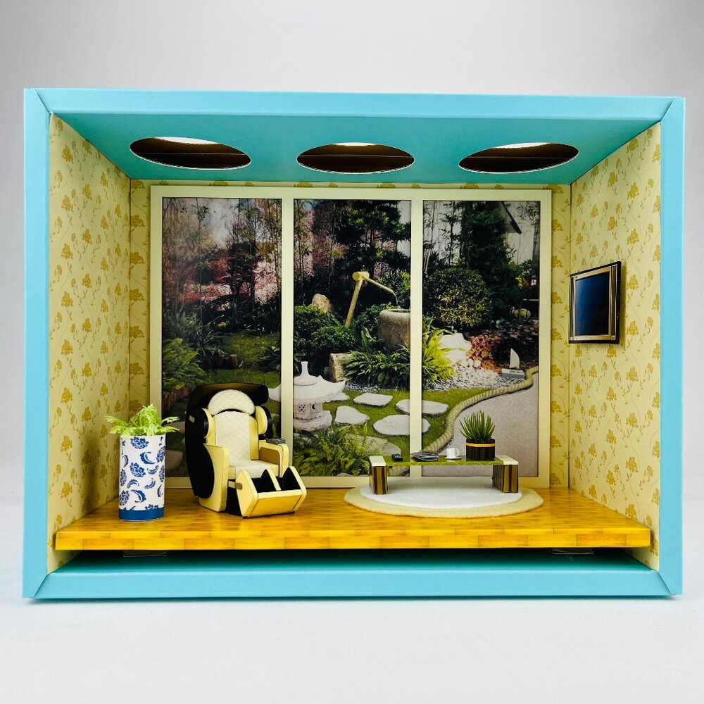 17196238398-【台中35年老店】紙按摩椅情境紮 紙紮按摩椅 紙紮電動按摩椅 紙紮椅 紙紮椅子 往生紙紮 紙紮品 紙紮用品 祭祀用品