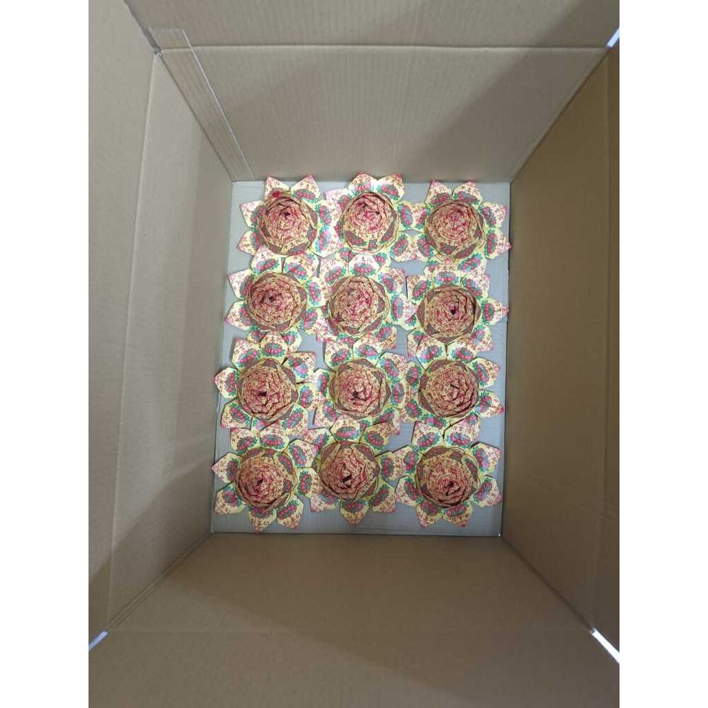 18193815093-【台中35年老店-蓮花頭108】往生蓮花 蓮花紙 蓮花頭 元寶蓮花 九轉蓮花 往生 紙蓮花 蓮花被 大悲咒蓮花 壽生蓮花