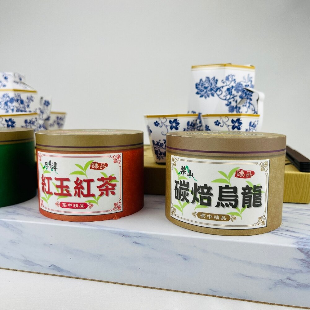 紙紮茶具組 - 藍白花瓷茶壺茶杯 | 祭祀法會補財庫最佳選擇-圖片-2