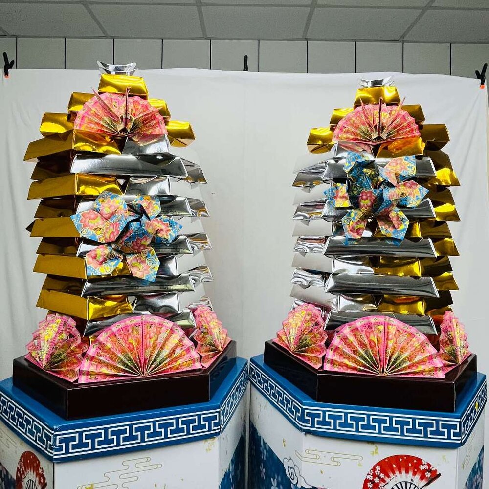 【台中35年老店】金紙/紙紮 蓮花塔/金條塔/九轉 蓮花 限台中地區配送 免運 請聊聊客服-圖片-5