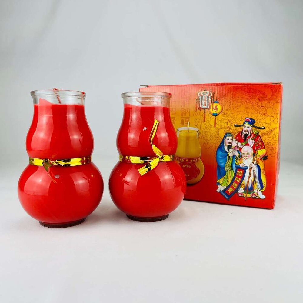 【台中35年老店】葫蘆蠟燭 蠟燭 紙紮 元寶 金條 蓮花 蓮花紙 庫錢 蓮花塔 拜拜用品 小蠟燭 光明燈 酥油 鳳梨蠟燭-圖片-4