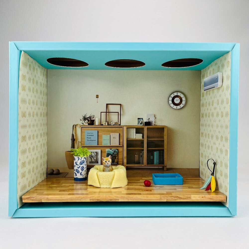 【台中35年老店】紙紮竉物貓情境禮盒 紙紮寵物 紙紮貓 紙紮寵物用品 紙紮房 紙紮房子 紙紮動物 寵物紙紮 封面照片